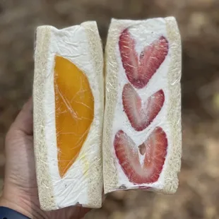 Japanese fruit sandwiches