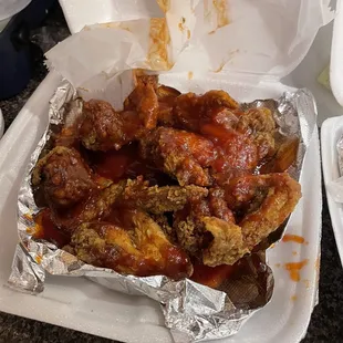 Whole wings was great, the sauce is a knockout