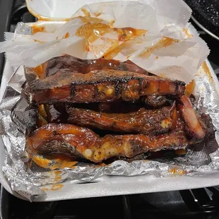 Full slab of ribs , like I said before the sauce is the bomb, meat not as tender still tasty