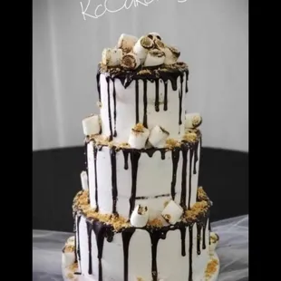Smore Wedding cake