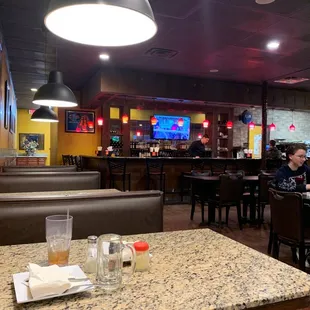 Bar area