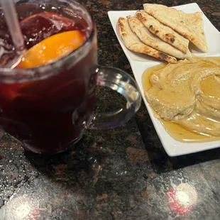 Sangria and Hummus