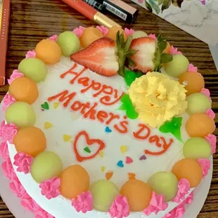 Mother&apos;s Day cake.