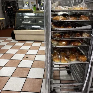 a bakery filled with pastries