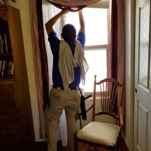 Shawn, our other window washer