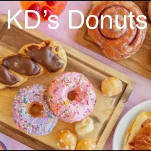 dough desserts, food, donuts