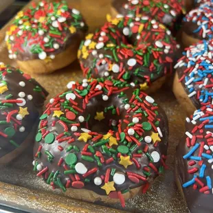 Christmas donuts!