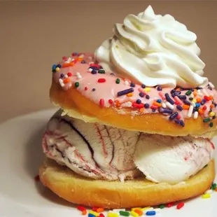 We have donuts ice cream too