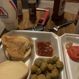 Fish and okra