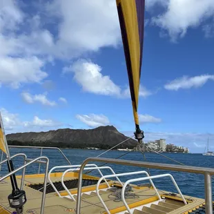 Diamond head off our port side.