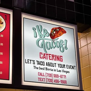 a sign for a restaurant