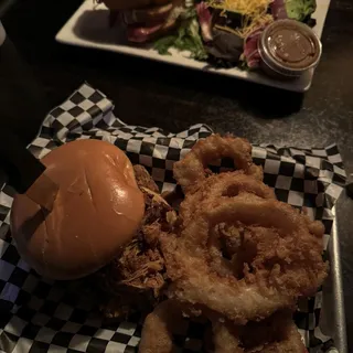 Guinness BBQ Chicken Sliders