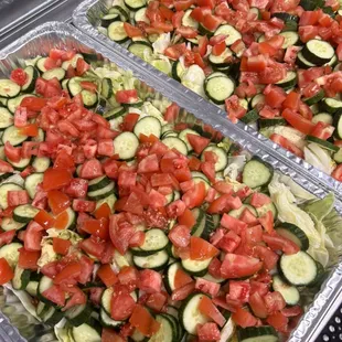 Salad mix trays