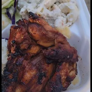 Chicken teriyaki   mac salad