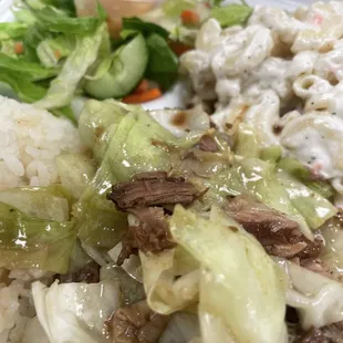 Kalua, pig and cabbage