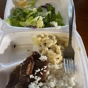 Short rib plate. You only get one.