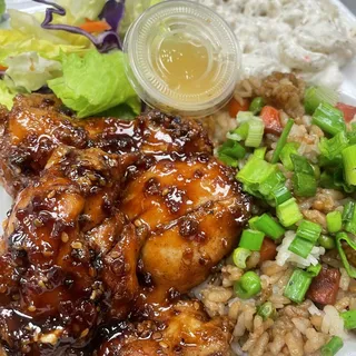 Teriyaki Chicken Fried Rice Plate
