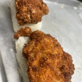 Chicken katsu musubi