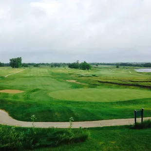 View from the clubhouse