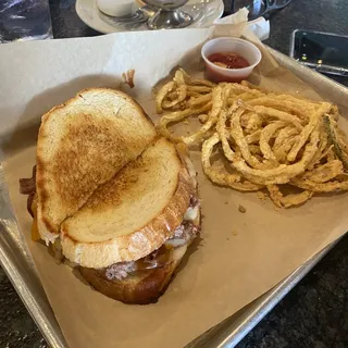 Brisket Grilled Cheese Sandwich