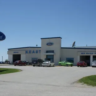 This is our Harlan facility we have new Ford, Lincoln, GMC, Chevrolet and Buick