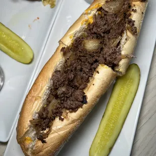 Classic Philadelphia Cheesesteak ($17)