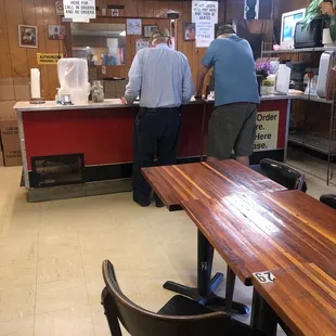 Order here. Pay here.