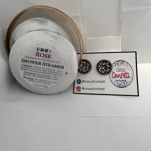 Jewelry and shower steamers