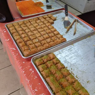 Baklava and kunafa