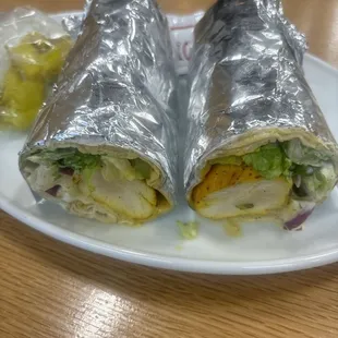You guys have to try the chicken kebab wrap it is sold delicious.