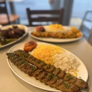 Beef Koobideh Plate