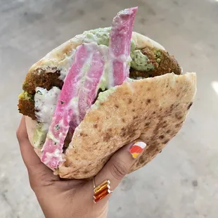 Falafel Pita Sandwich