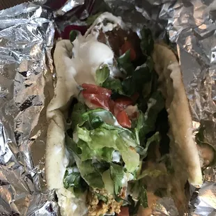 Falafel wrap