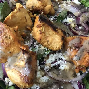Greek salad with Chicken
