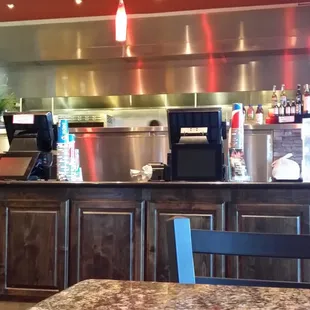 inside is newish and clean...counter order and numbers called out