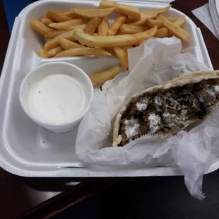 This place is so yummy. We eat here often because of the price and the amount of food. If you love gyros, don&apos;t pass this place up!