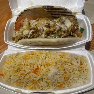 2. Chicken Shawerma Combo meal