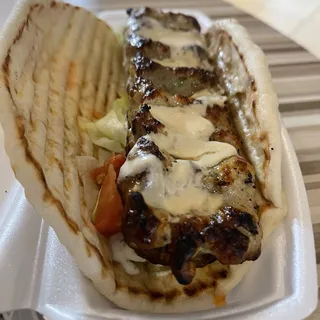 7. Ground Chicken Kebab Sandwich