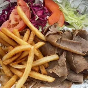Doner Beef Plate with Fries