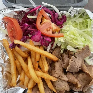 Doner Beef Plate with Fries