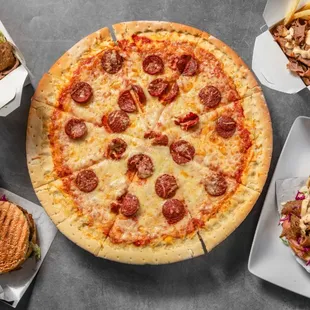 food, pizza