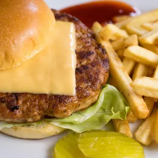 Chicken Cheese burger