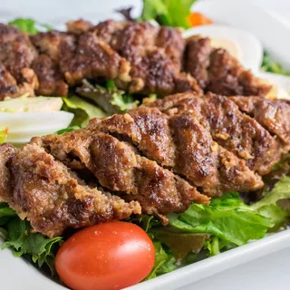 12. Beef Skewer Kebab Salad