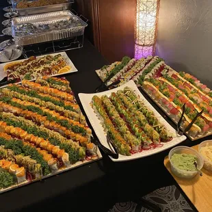 sushi and sashimi, sushi, sashimi, food