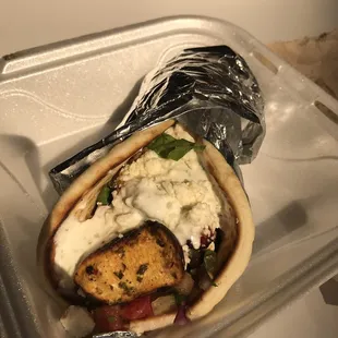Chicken Kabob Sandwich
