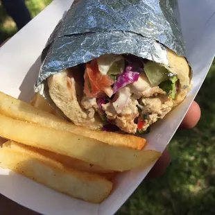 The Chicken Shewarma OMGOODNESS!!!