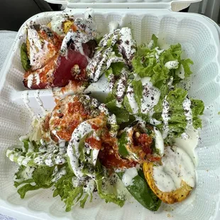 Veggie Kebab + mild hot!