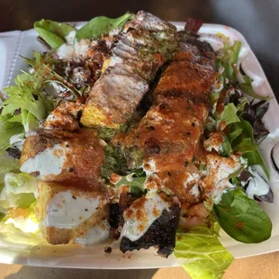 Cheese and beef salad