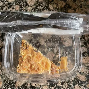 A tiny triangle of baklava for $5... seriously