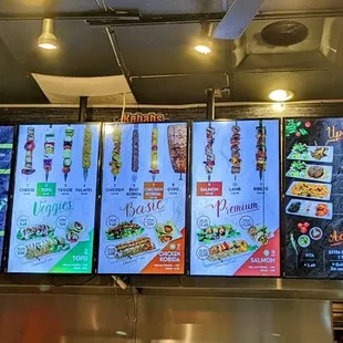 Digital menu